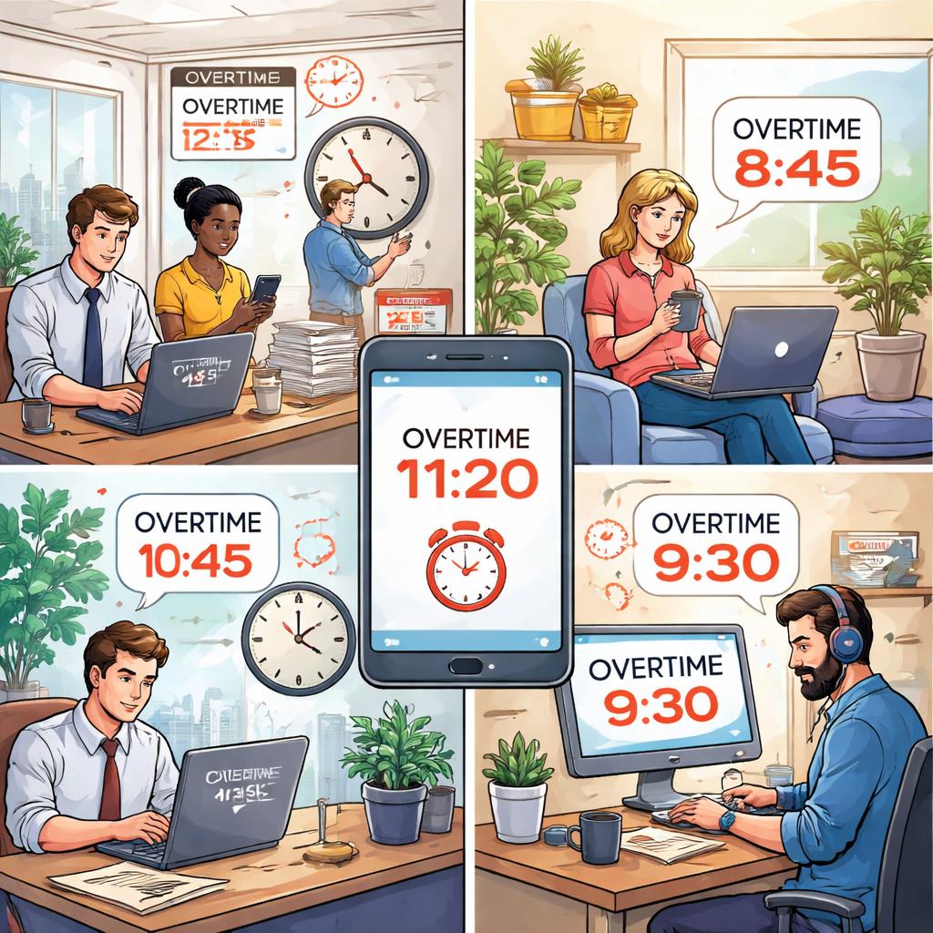 Gestión legal de la jornada laboral y control de horas extraordinarias en entornos híbridos