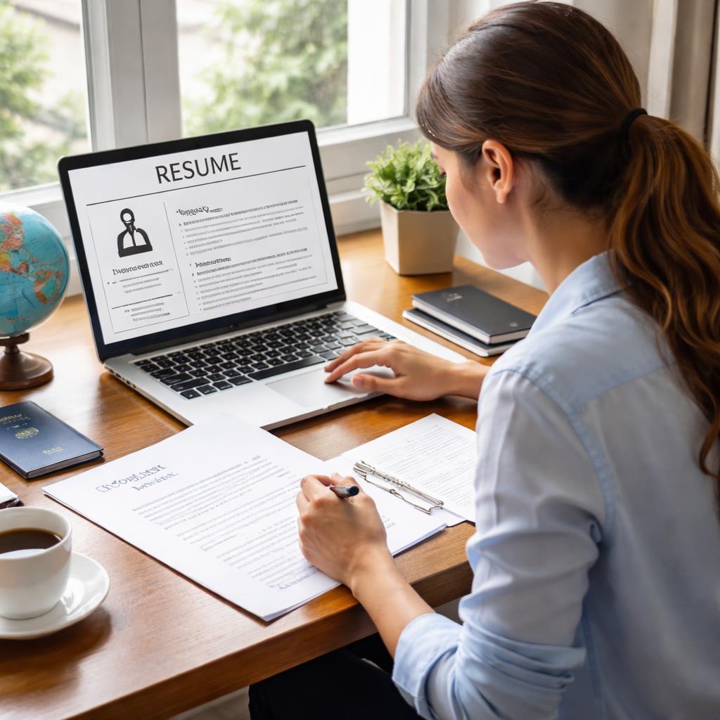 Cómo adaptar tu currículum y carta de presentación para ofertas de empleo internacionales