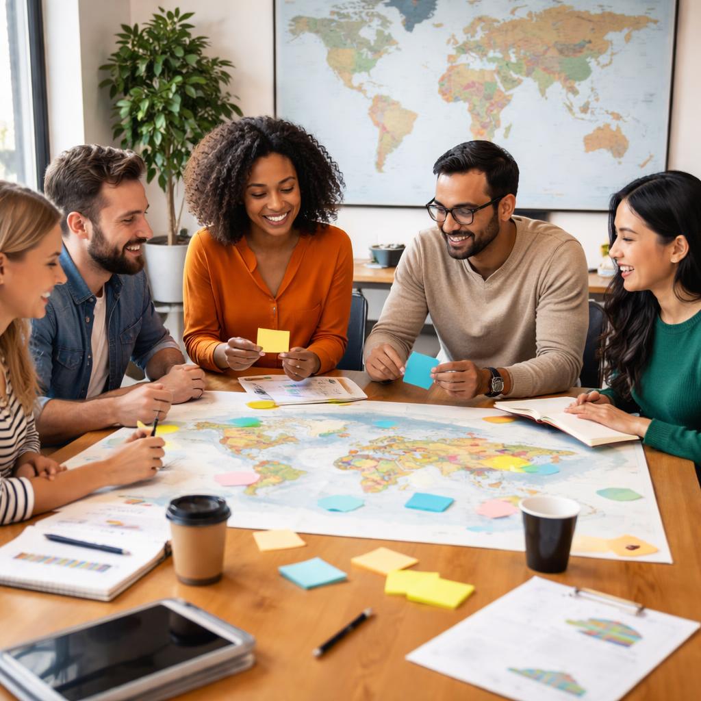 La influencia de la alfabetización cultural en la colaboración de equipos globales