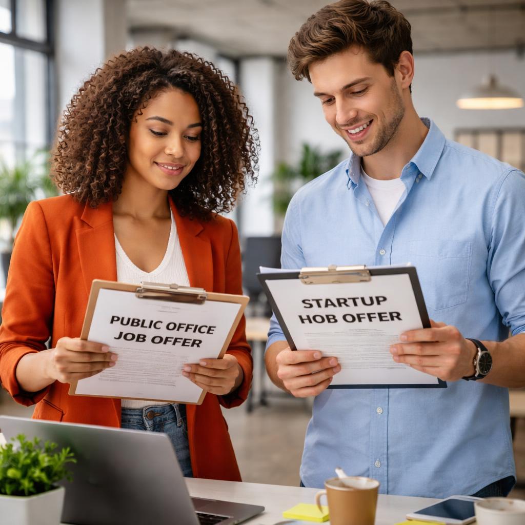 Cómo elegir entre empleo público y privado según tus objetivos profesionales