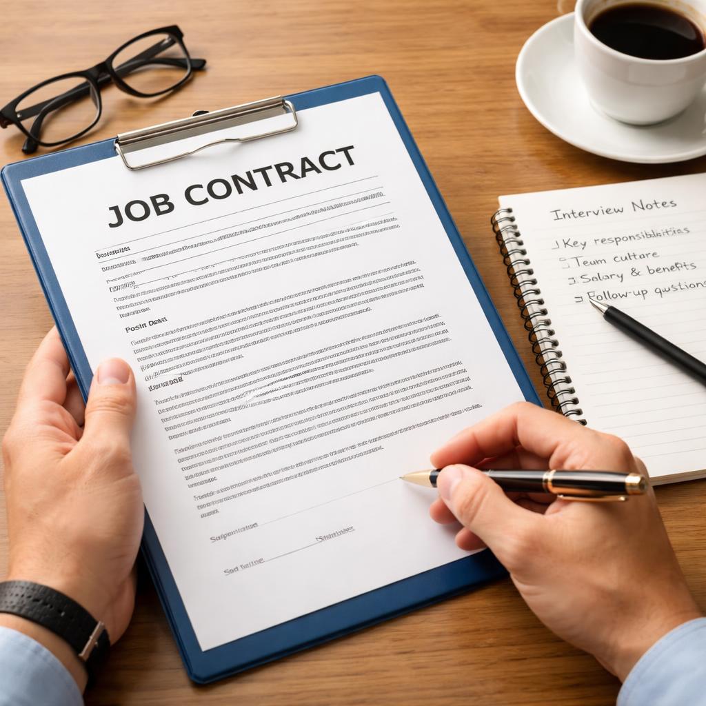Cómo evaluar la seguridad jurídica y contractual antes de aceptar una oferta de trabajo