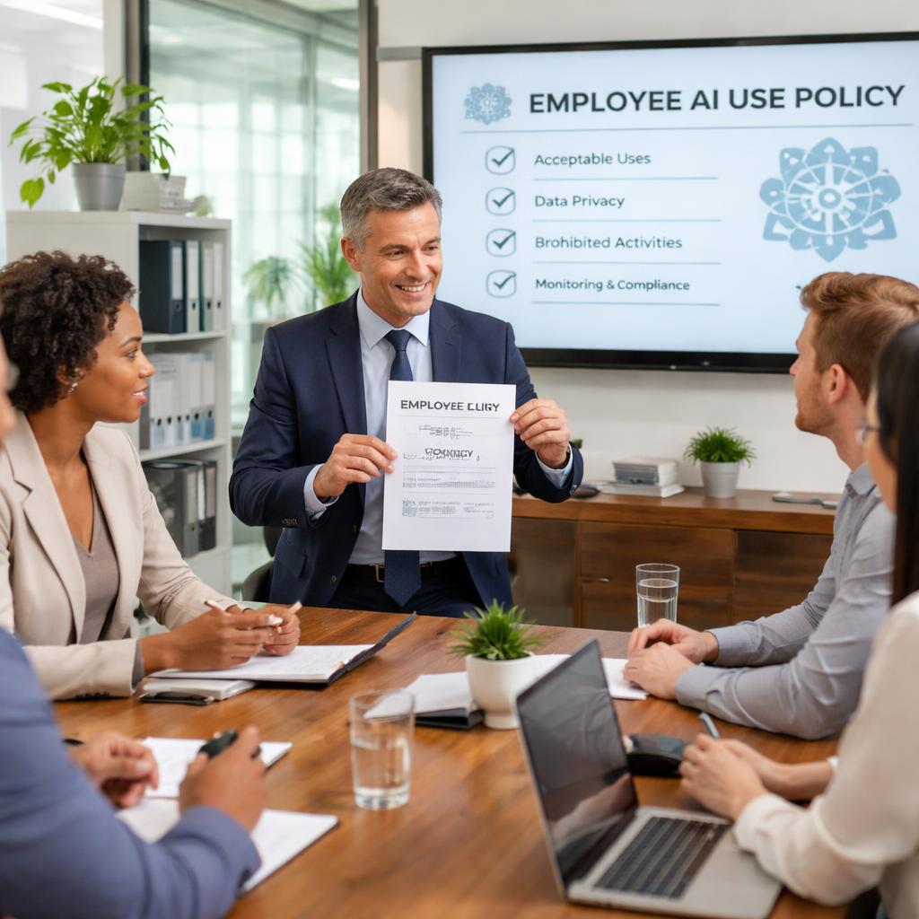 Gestión legal de políticas de uso de inteligencia artificial por parte de empleados