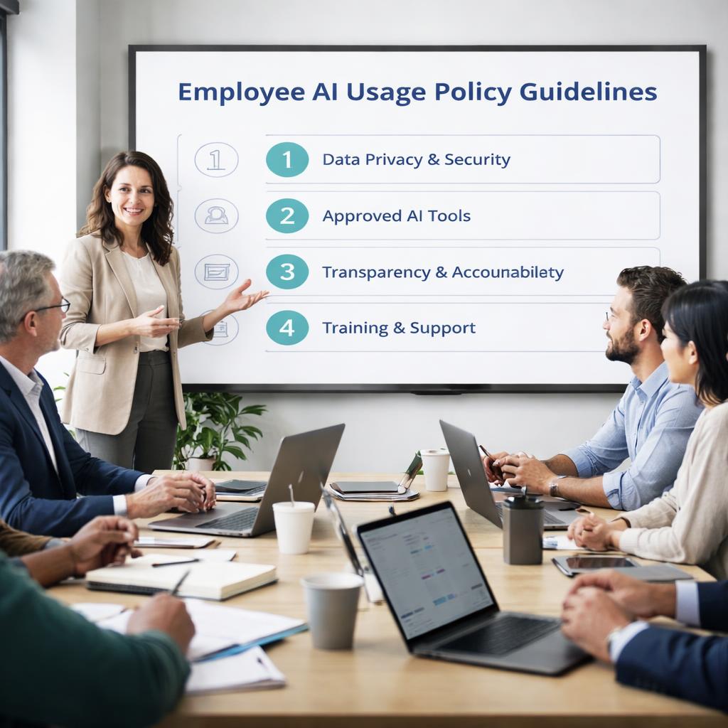 Gestión legal de políticas de uso de inteligencia artificial por parte de empleados
