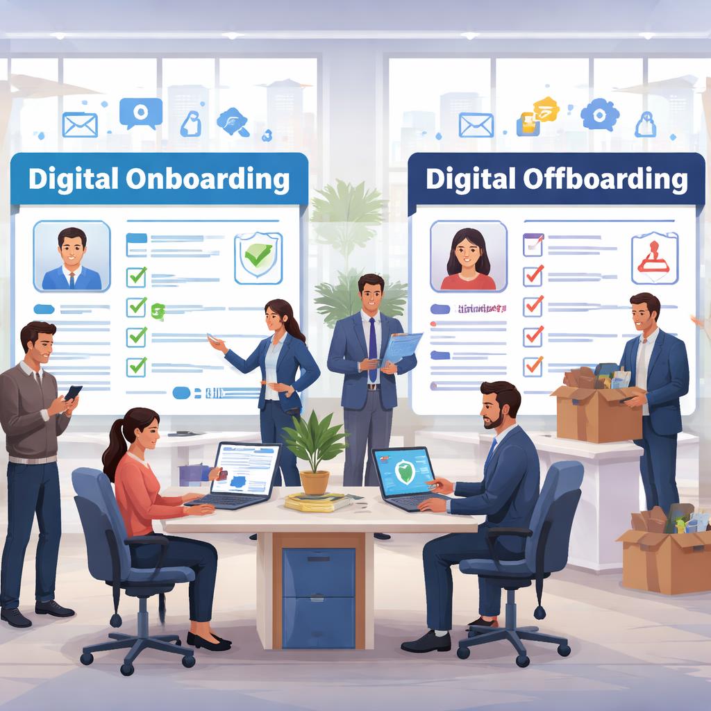 Cumplimiento laboral en procesos de onboarding y offboarding digital