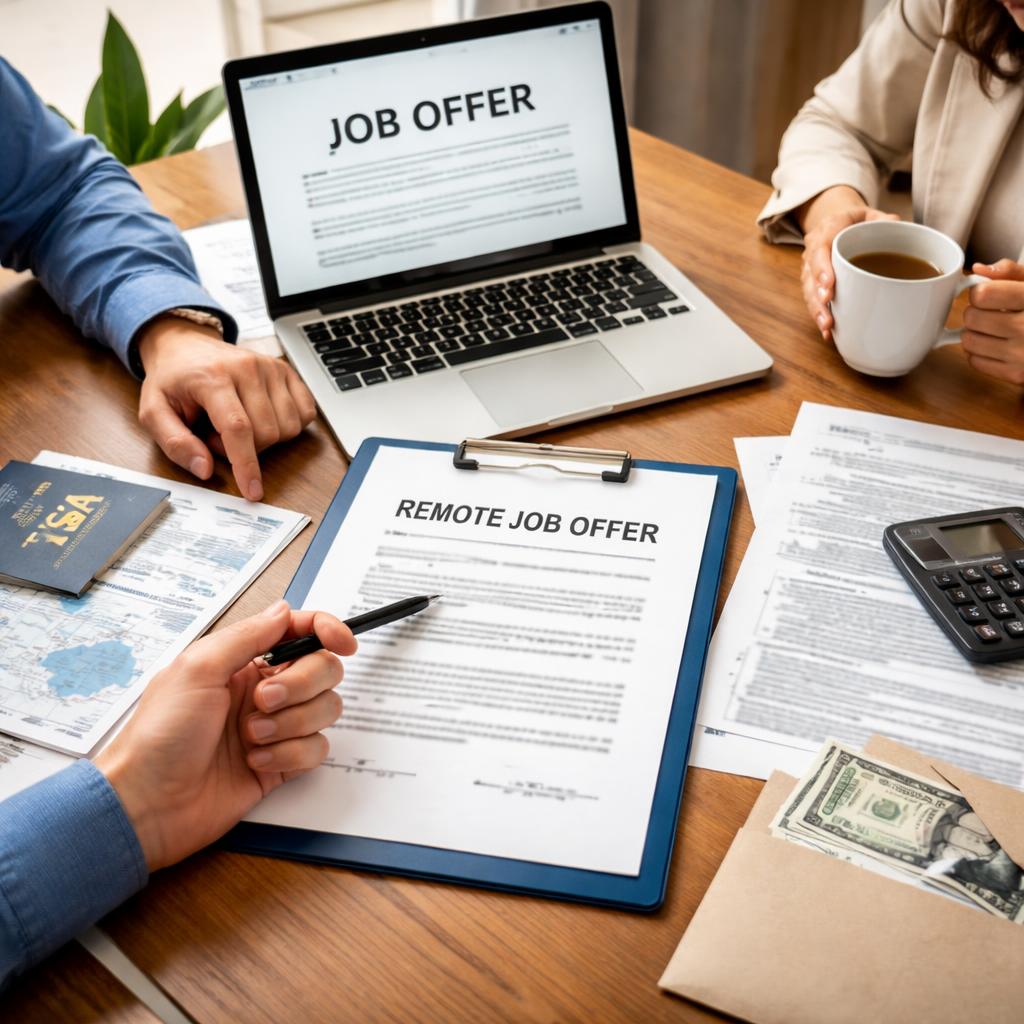 Cómo evaluar la viabilidad del teletrabajo internacional en una oferta de empleo