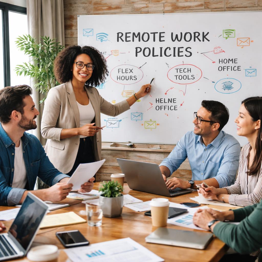 Diseño de políticas de trabajo remoto escalables para empresas multinacionales