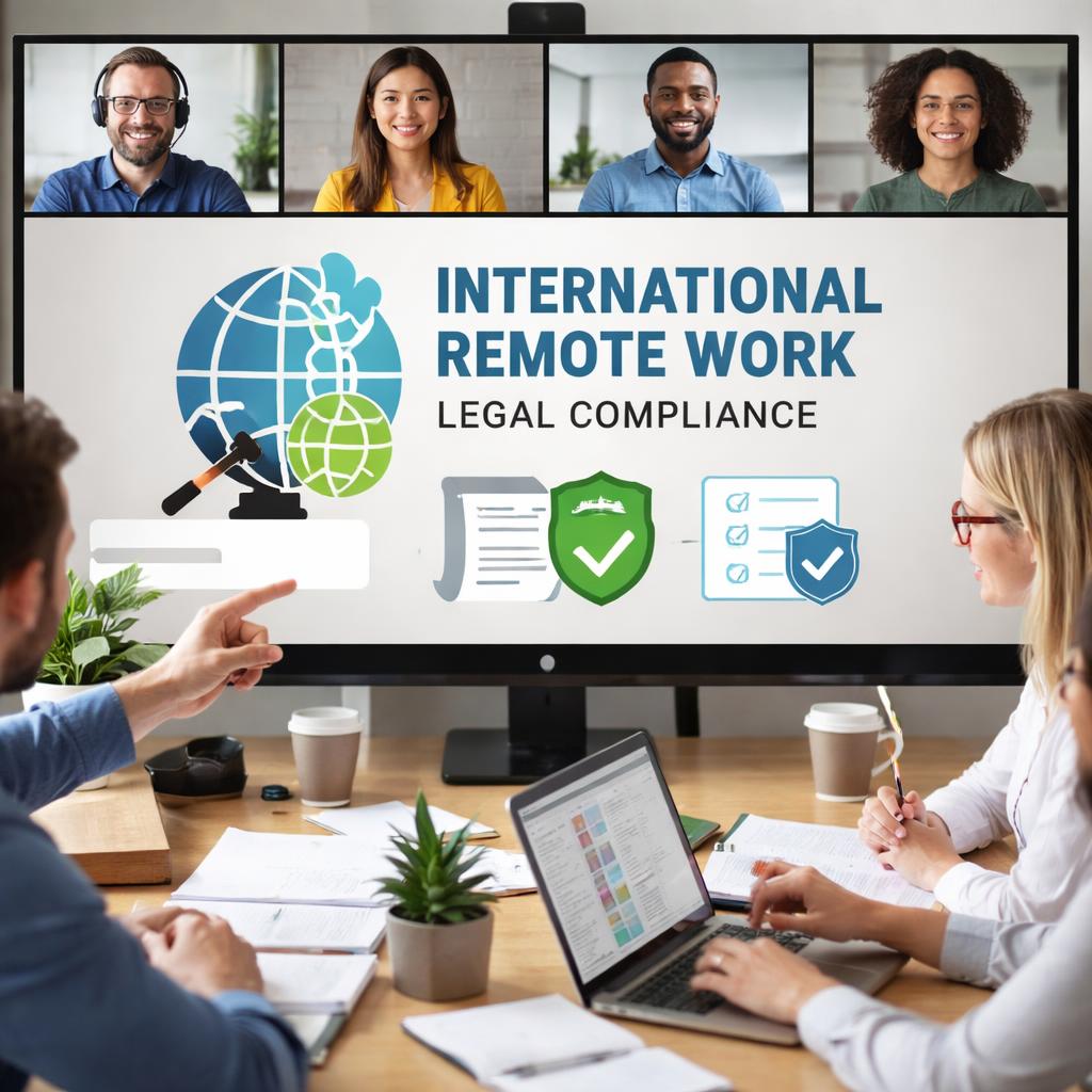 Cumplimiento legal en políticas de trabajo remoto internacional y multijurisdiccional