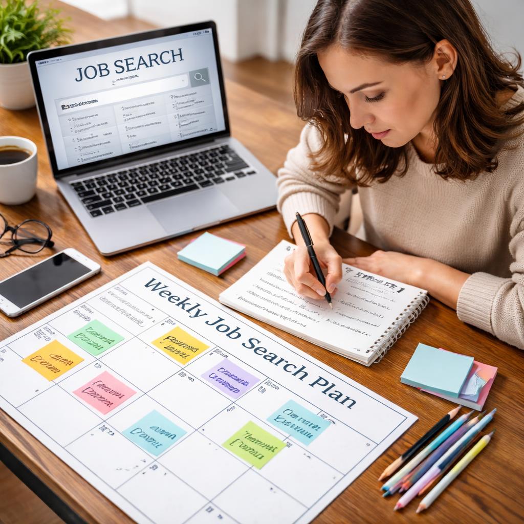 Cómo construir una estrategia de búsqueda de empleo semanal para avanzar más rápido