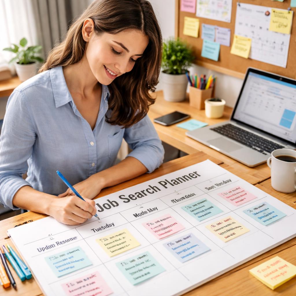 Cómo construir una estrategia de búsqueda de empleo semanal para avanzar más rápido